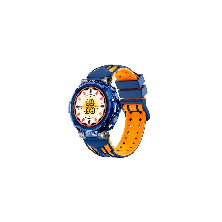 smartwatch cool clever azul 1.27  correa silicona 22mm ip67 bluetooth 5.0