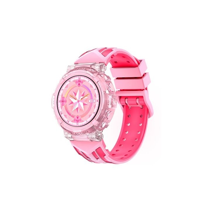 smartwatch cool clever rosa 1.27  correa silicona 22mm ip67 bluetooth 5.0