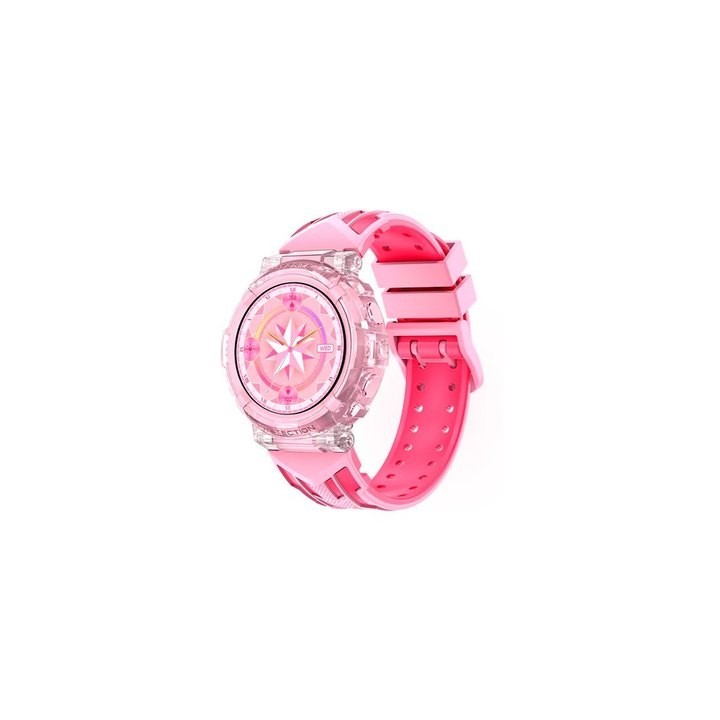 smartwatch cool clever rosa 1.27  correa silicona 22mm ip67 bluetooth 5.0