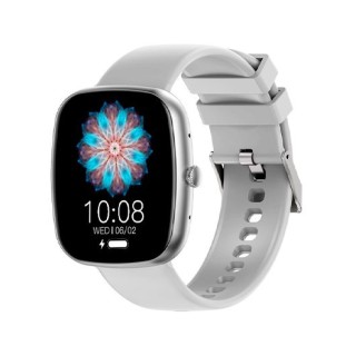 smartwatch cool border gris 1.83  correa silicona 22mm ip67 bluetooth 5.3