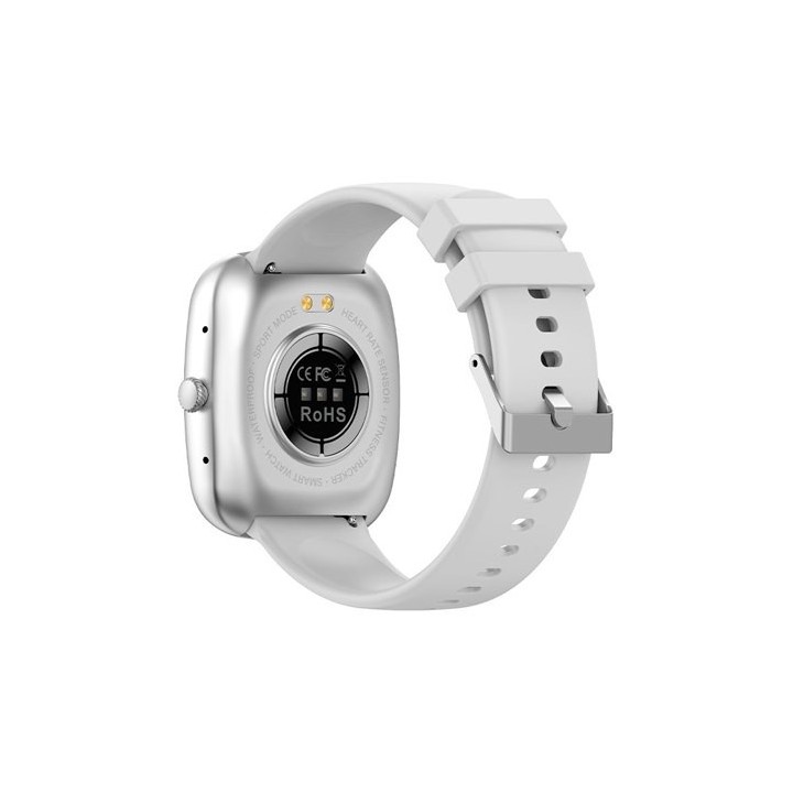 smartwatch cool border gris 1.83  correa silicona 22mm ip67 bluetooth 5.3