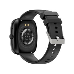 smartwatch cool border negro 1.83  correa silicona 22mm ip67 bluetooth 5.3