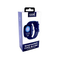 smartwatch cool border negro 1.83  correa silicona 22mm ip67 bluetooth 5.3