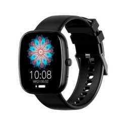 smartwatch cool border negro 1.83  correa silicona 22mm ip67 bluetooth 5.3
