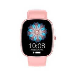 smartwatch cool border rosa 1.83  correa silicona 22mm ip67 bluetooth 5.3