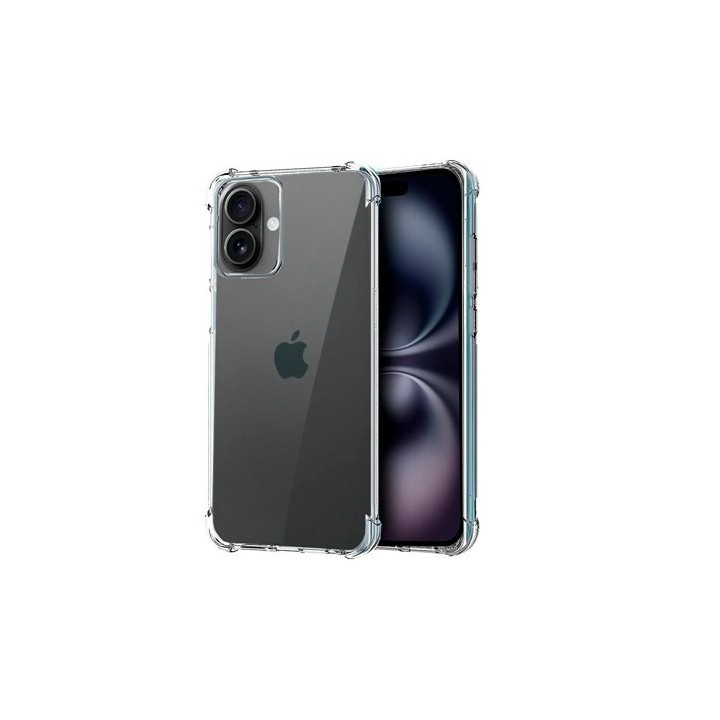 funda cool iphone 16 transparente antishock esquinas reforzadas