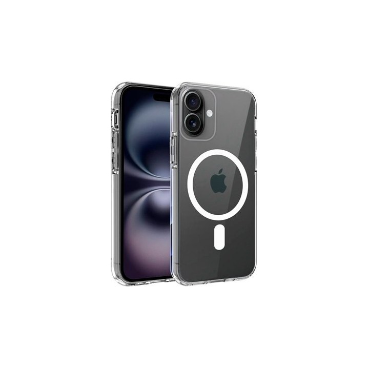 funda cool iphone 16 magnetica transparente transparente compatible cargador magnetico