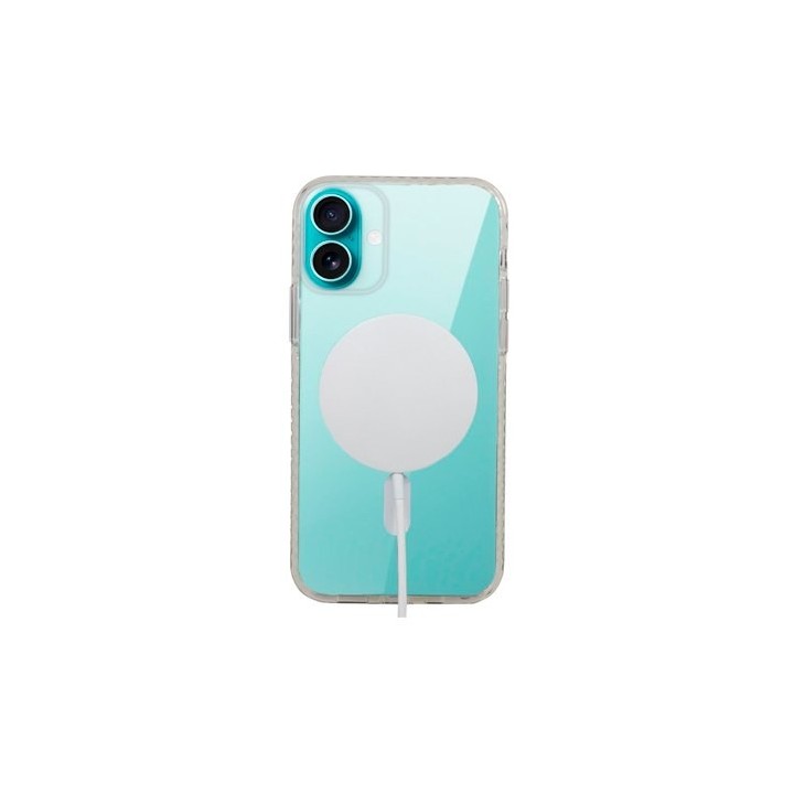funda cool iphone 16 plus magnetica transparente transparente compatible cargador magnetico