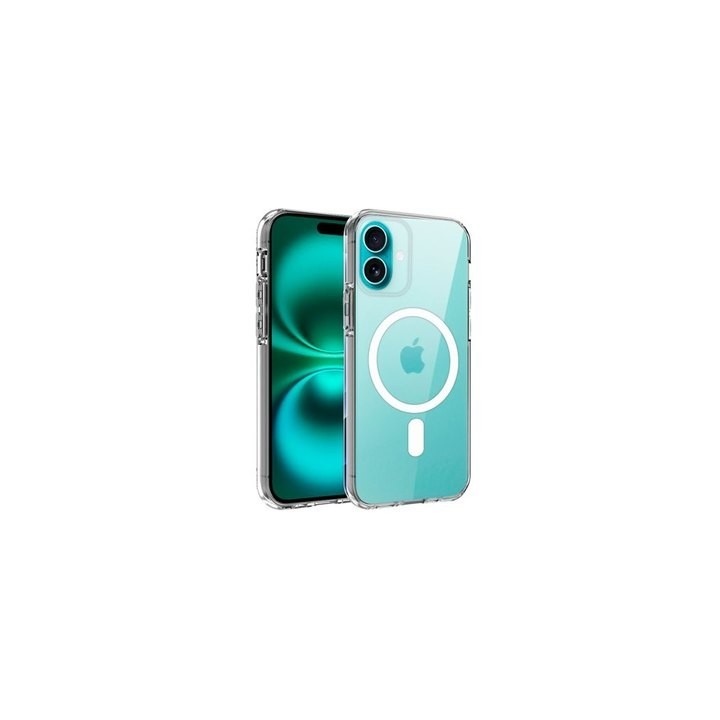funda cool iphone 16 plus magnetica transparente transparente compatible cargador magnetico