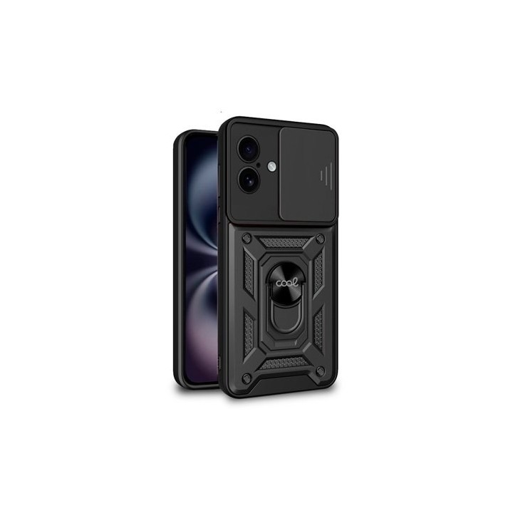 funda cool iphone 16 hard ring negro anillo sujecion iman refuerzo extra