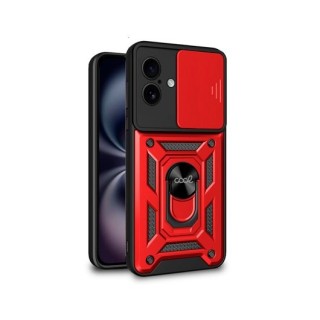 funda cool iphone 16 hard ring rojo anillo sujecion iman refuerzo extra