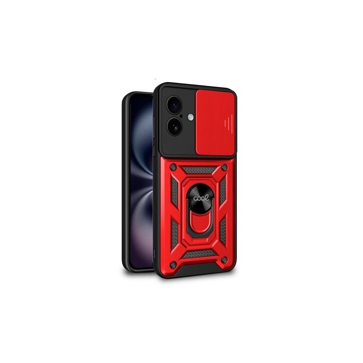 funda cool iphone 16 hard ring rojo anillo sujecion iman refuerzo extra