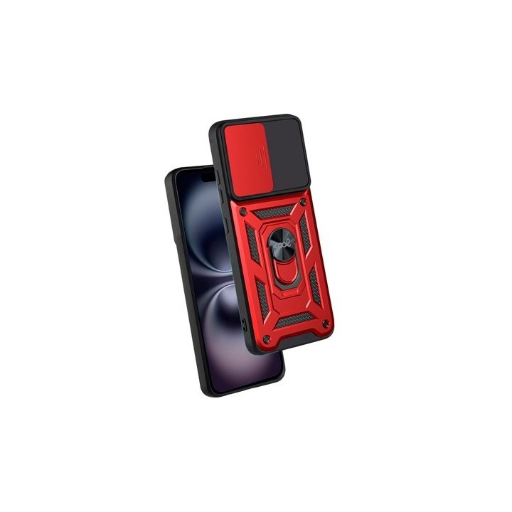 funda cool iphone 16 hard ring rojo anillo sujecion iman refuerzo extra