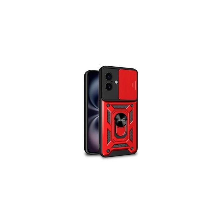 funda cool iphone 16 hard ring rojo anillo sujecion iman refuerzo extra