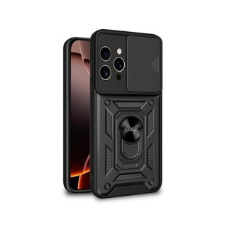 funda cool iphone 16 pro max hard ring negro anillo sujecion iman refuerzo extra