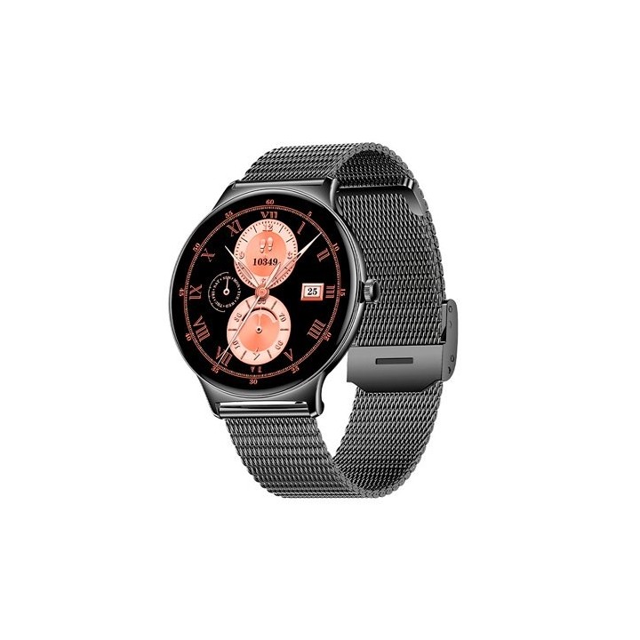 smartwatch cool amoled ultrathin negro 1.43  incluye 2 correas 20mm ip67 bluetooth 5.2