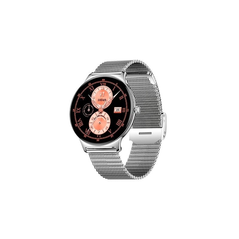smartwatch cool amoled ultrathin gris 1.43  incluye 2 correas 20mm ip67 bluetooth 5.2