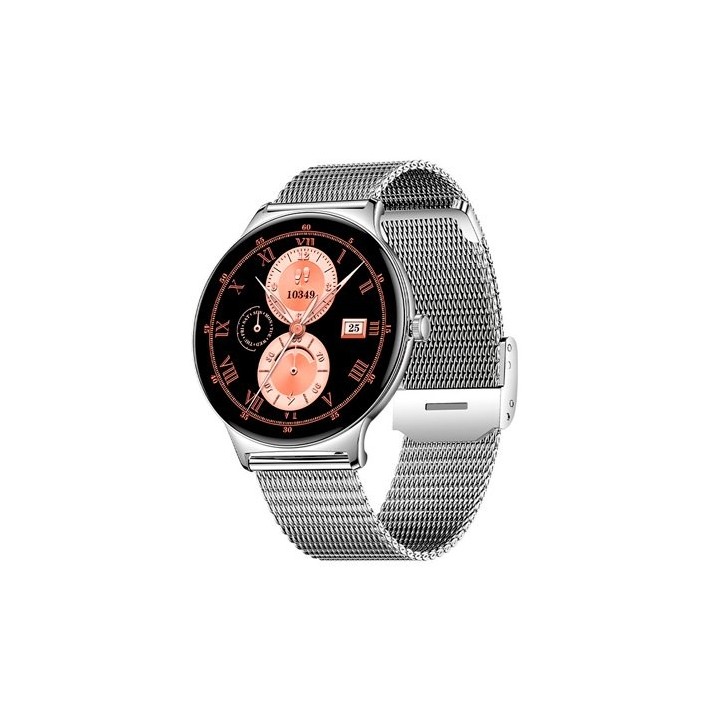 smartwatch cool amoled ultrathin gris 1.43  incluye 2 correas 20mm ip67 bluetooth 5.2