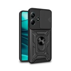 funda cool xiaomi redmi note 14 5g hr negro anillo sujecion iman refuerzo extra
