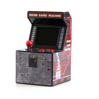 consola retro ital mini arcade 250 red pantalla 2.5  pilas aa 250 juegos