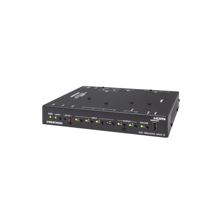 crestron crestron 4x2 4k60 4:4:4 hdr av switcher (hd-md4x2-4kz-e) 6511307