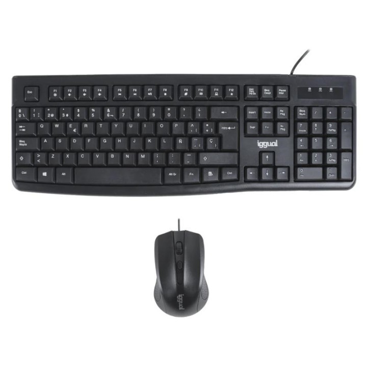 iggual kit teclado y raton cmk-business2 negro