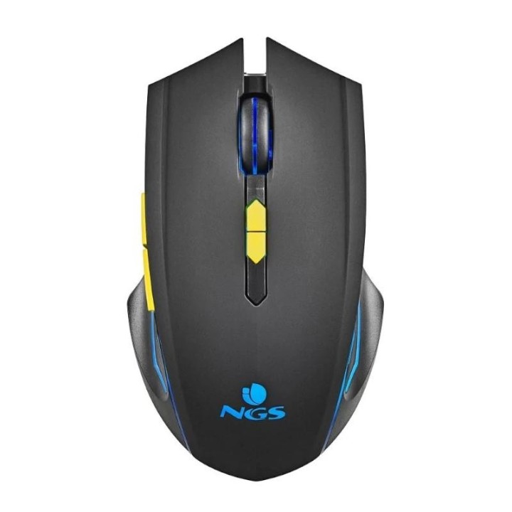 ngs raton gaming inalambrico con luces led