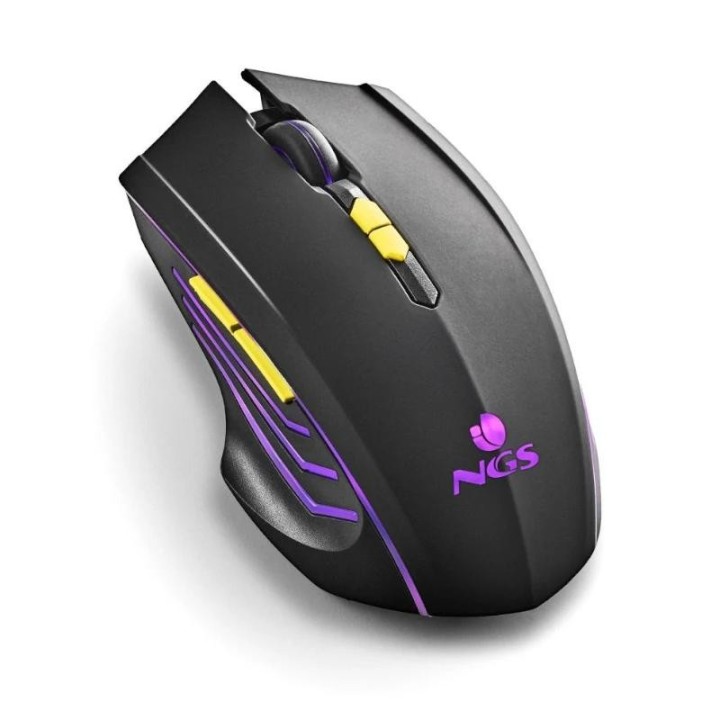 ngs raton gaming inalambrico con luces led