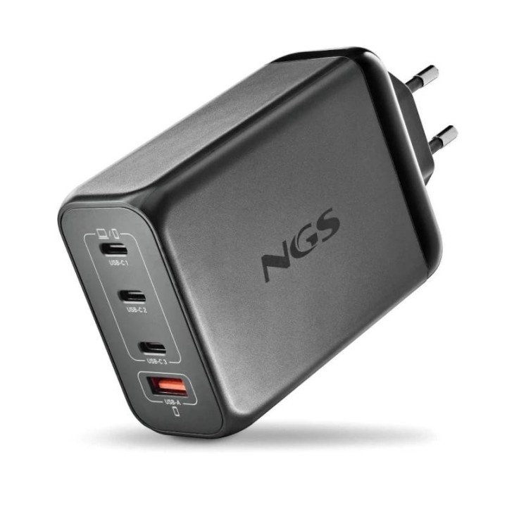ngs cargador ultrarapido240w 4 puertos 3usb-c 1 us