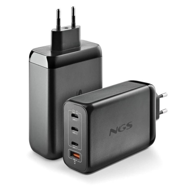 ngs cargador ultrarapido240w 4 puertos 3usb-c 1 us