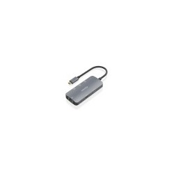 hub aisens usb-c dock 6 en 1 usb-c a 1xhdmi 1xrj45 3xusb-a usb-c pd 15cm