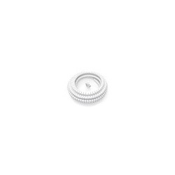organizador cable aisens en espiral 25mm blanco 3.0m