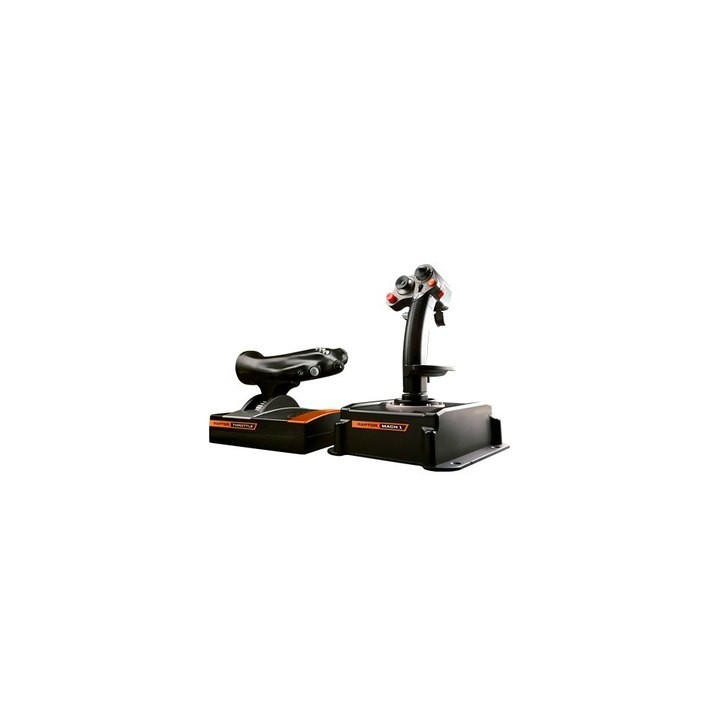 joystick de vuelo pc fr-tec raptor mach 1 hotas 3 memorias-32 acciones sensor electromagnetico