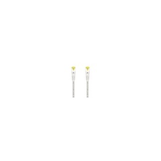 cable red aisens latiguillo rj45 lszh cat.7 sftp pimf 25cm blanco