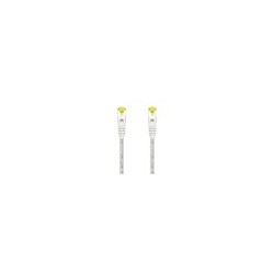 cable red aisens latiguillo rj45 lszh cat.7 sftp pimf 25cm blanco