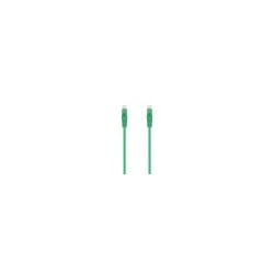 cable red aisens latiguillo rj45 lszh cat.6a utp awg24 25cm verde