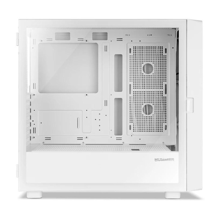 nox semitorre hummer biospantalla lcd 8 blanco