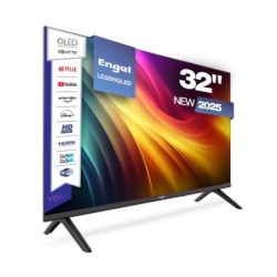 engel axil tv qled 32-tdt2 - hd -smartv vidaa netflix/amazon. modo hospitality