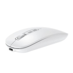 coolbox raton w02-ia inalambrico rf+bt blanco