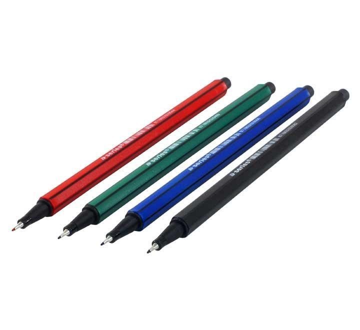 caja 10 rotulador a-series 0.4mm azul as1208