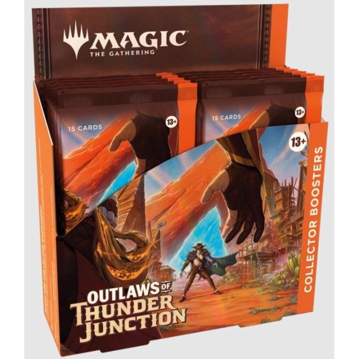 wizards of the coast juego de cartas magic the gathering outlaws of thunder junction caja de sobres