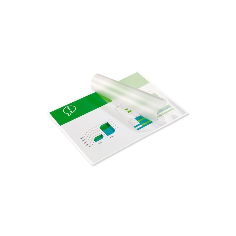 gbc caja de 100 bolsas de plastificacion 216x303 formato a4 80 micras gbc ib585036