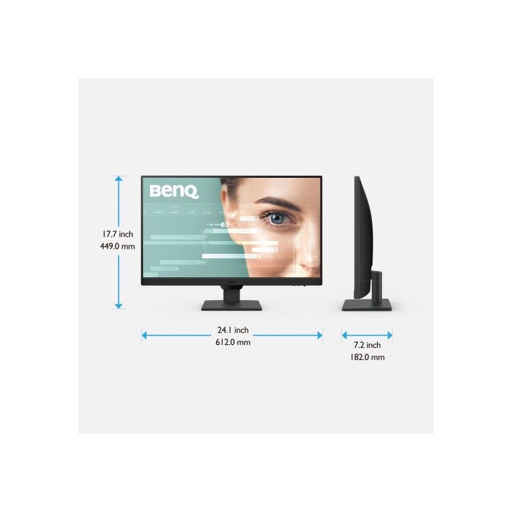 monitor benq gw2790 (9h.lltlj.lbe) ) 27â ips, fhd, 100hz, 99% srgb, 1300:1, 2x  hdmi 1x  dp, altav