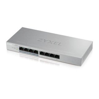 zyxel gs1200-8hp v2 gestionado gigabit ethernet (10/100/1000) energia sobre ethernet (poe) gris