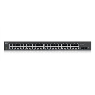 zyxel gs1900-48hpv2 gestionado l2 gigabit ethernet (10/100/1000) energia sobre ethernet (poe) negro