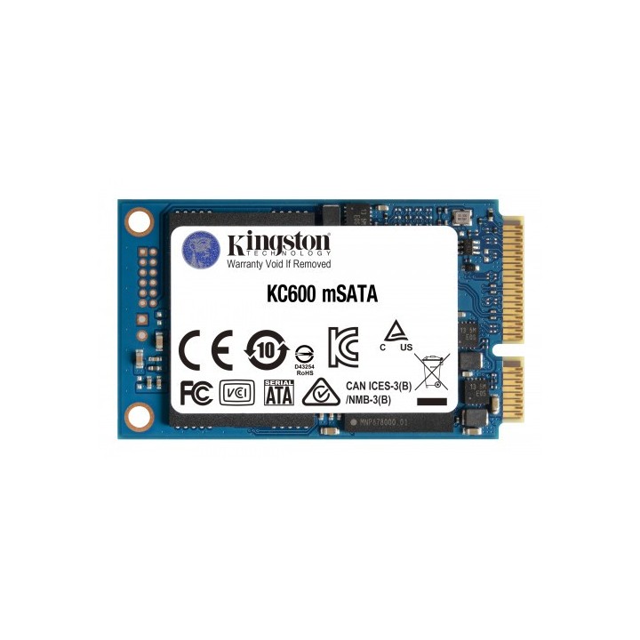 kingston kingston technology kc600 msata 256 gb serial ata iii 3d tlc