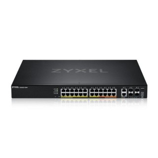 zyxel xgs2220-30hp gestionado l3 gigabit ethernet (10/100/1000) energia sobre ethernet (poe) negro