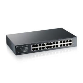 zyzel zyxel gs1915-24e, 24-port gbe smart hybrid mode switch, standalone o nebulaflex cloud, rackmou