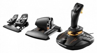 thrustmaster thrustmaster t.16000m fcs flight pack palanca de mando mac,pc analogico/digital usb neg