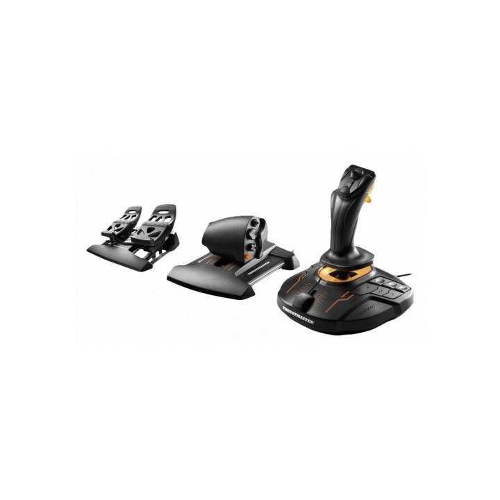 thrustmaster thrustmaster t.16000m fcs flight pack palanca de mando mac,pc analogico/digital usb neg
